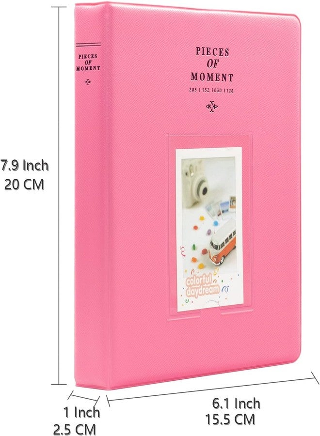 Zenko 128 Pockets Photo Album Compatible with Fujifilm Instax Mini 12, 11, 9, 8, 90, 25, Polaroid Snap PIC-300, Kodak 3-Inch Film (Flamingo Pink) & Magnetic Frames - Image 4